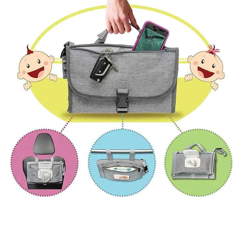 Wickelunterlagen-Tasche für Babys